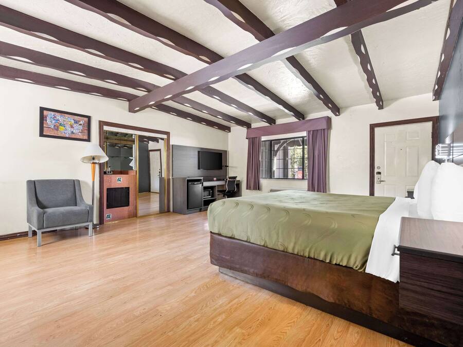 Efficiency, Suíte, 1 cama King, para não fumantes | Cortinas blackout, ferros/tábuas de passar roupa, roupa de cama