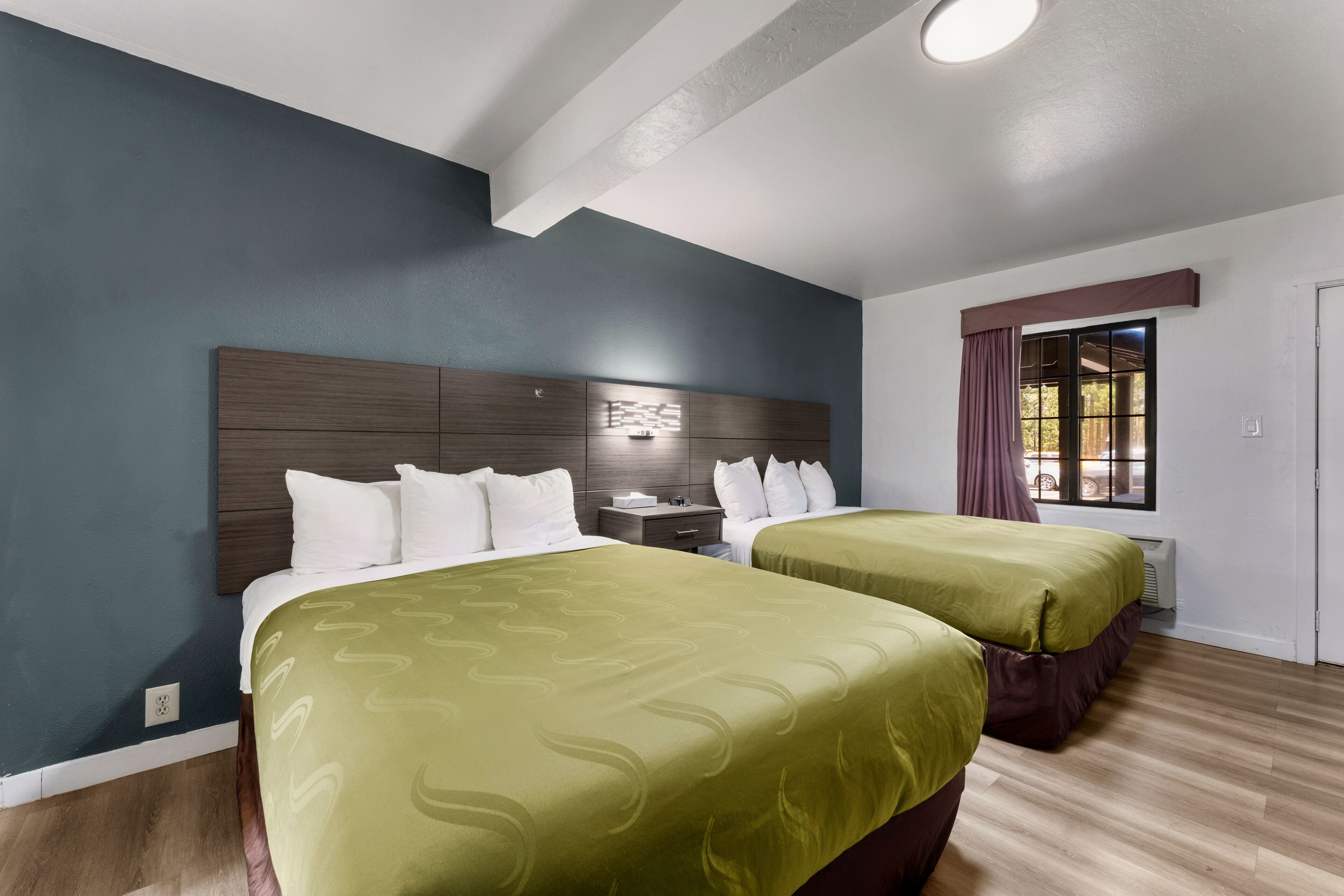 Room, 2 Queen Beds, Non Smoking | Blackout curtains, iron/ironing board, bed sheets