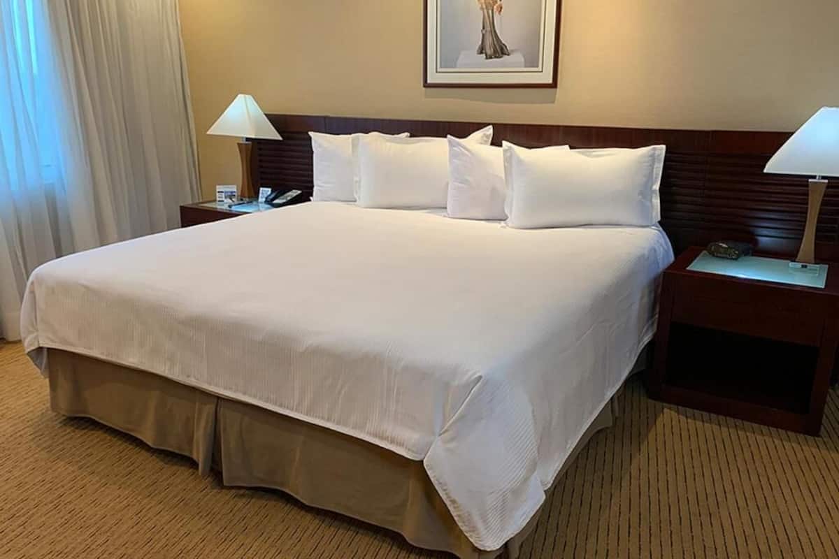 Single Room | Peralatan tempat tidur premium, gebar bulu kapas, bar mini