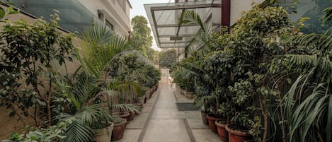 Entrée de l’hébergement