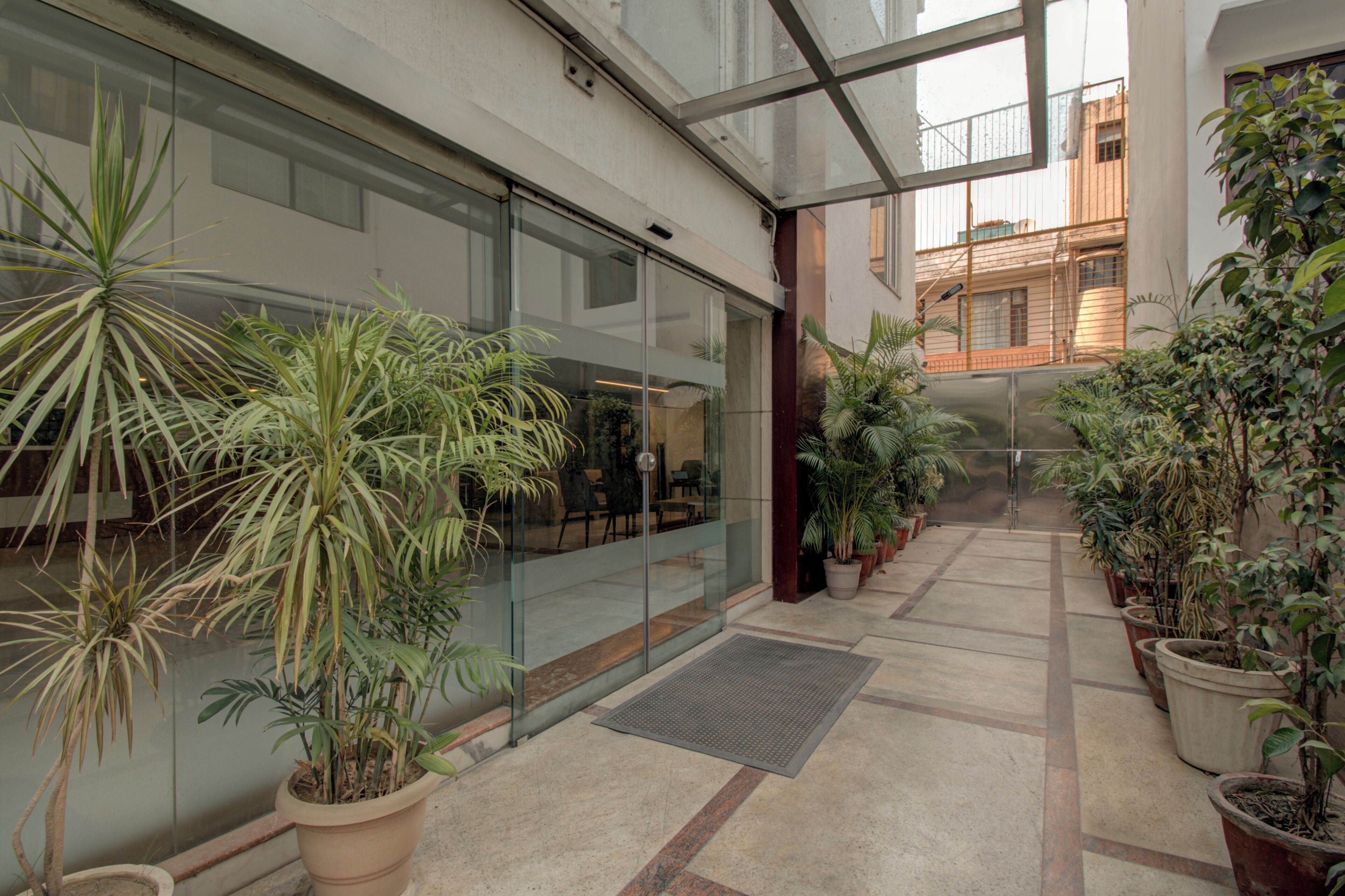 Entrada de la propiedad