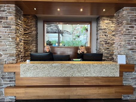 Recepción. Hotel L'Oie des neiges