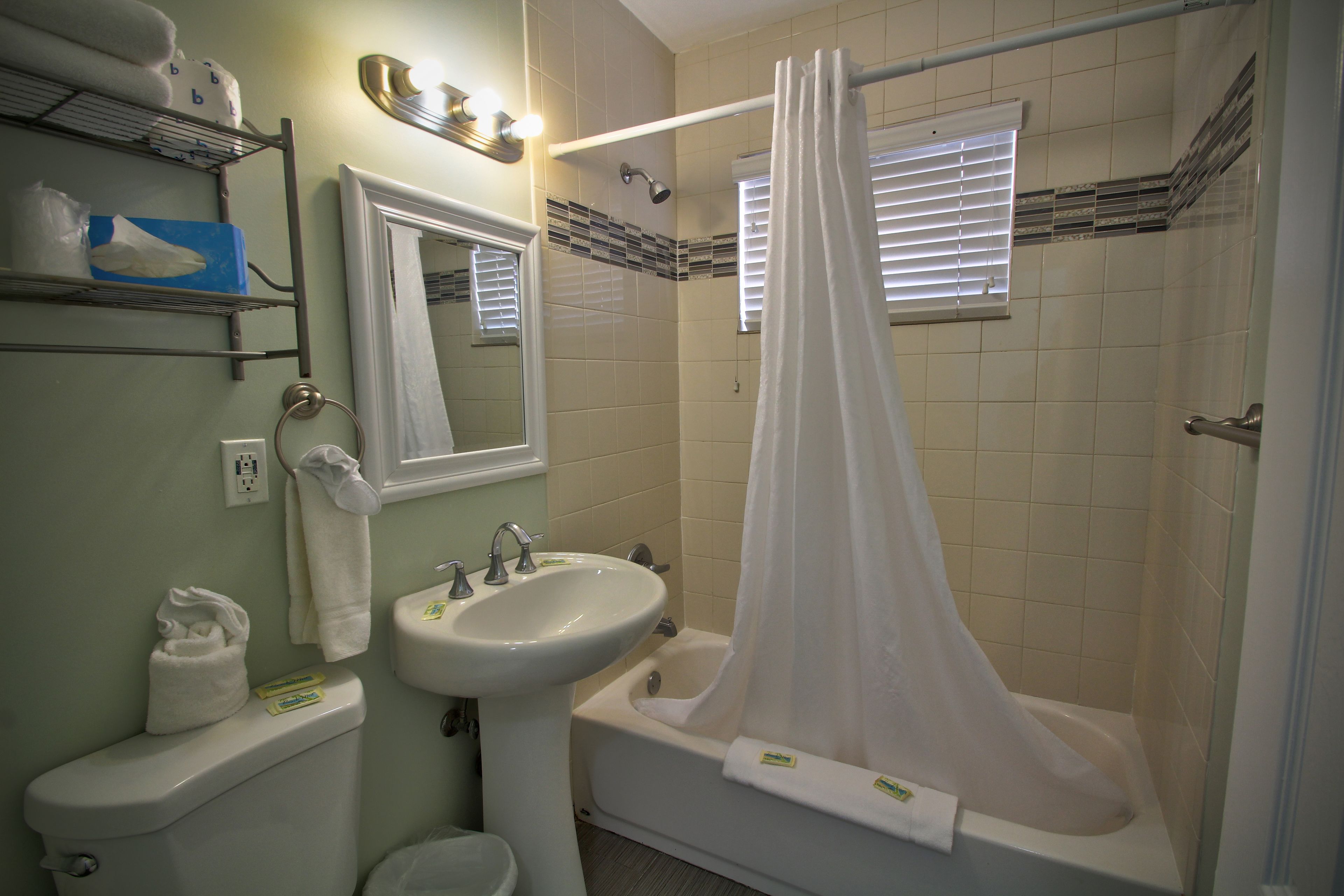 standard suite, 1 bedroom | bathroom | combined shower/bathtub, hair dryer, towels