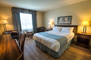 Individually decorated, desk, blackout drapes, soundproofing