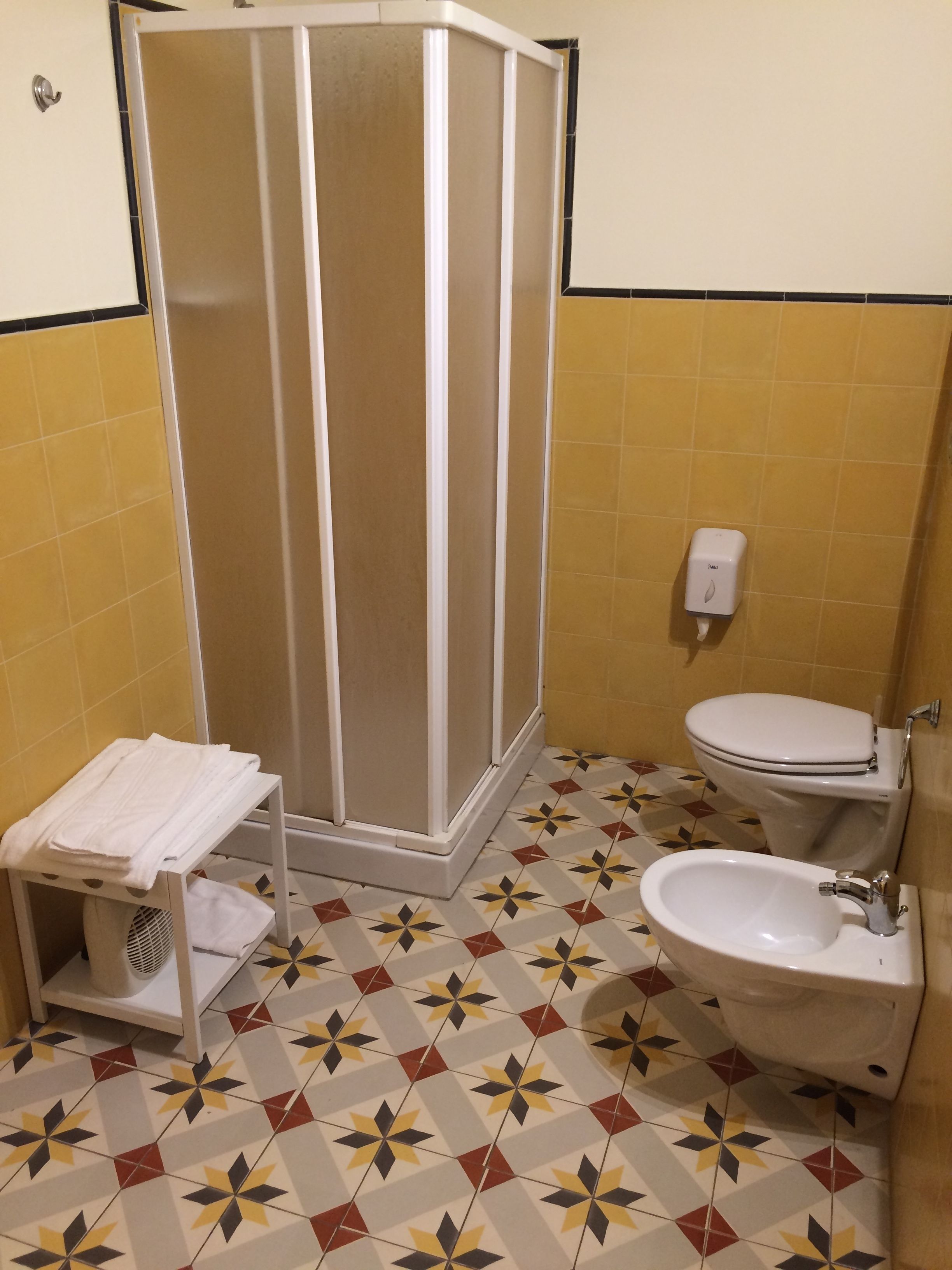 Dusj på badet