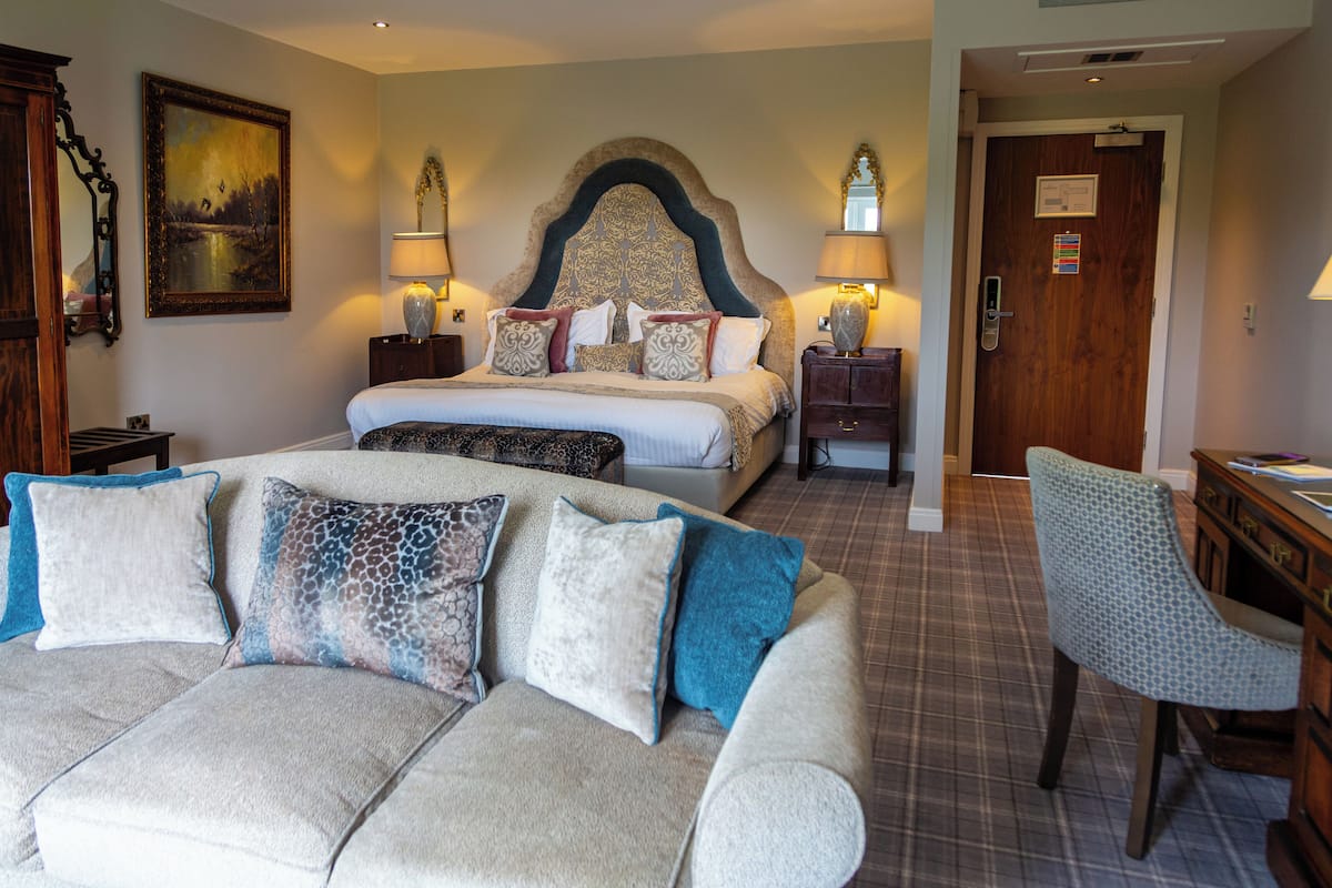 the hardwick suite | in-room safe, desk, blackout curtains, iron/ironing board