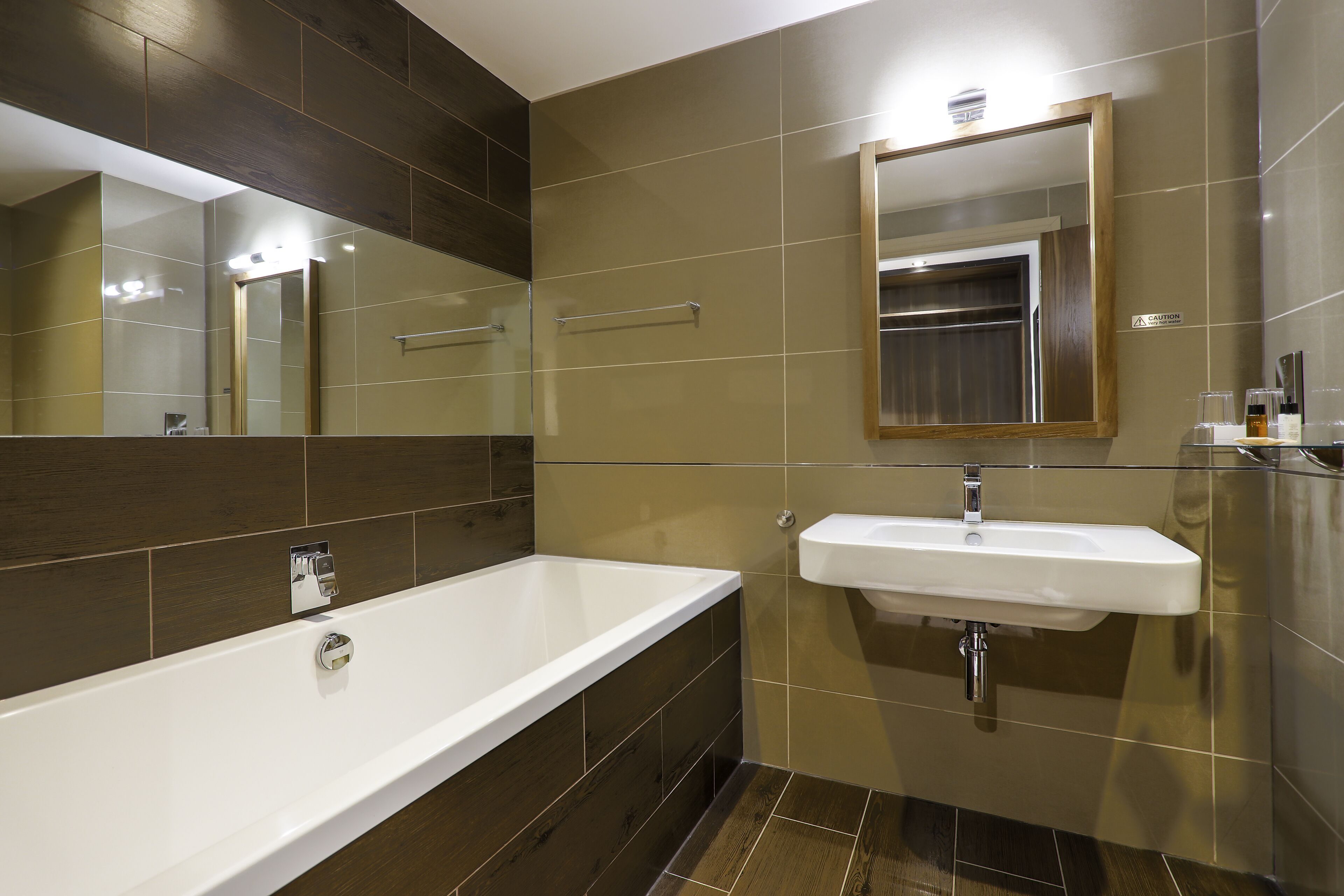 free toiletries, hair dryer, towels