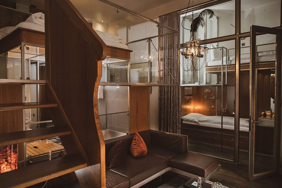 Family Cube Loft | Down comforters, minibar (free items), in-room safe, desk