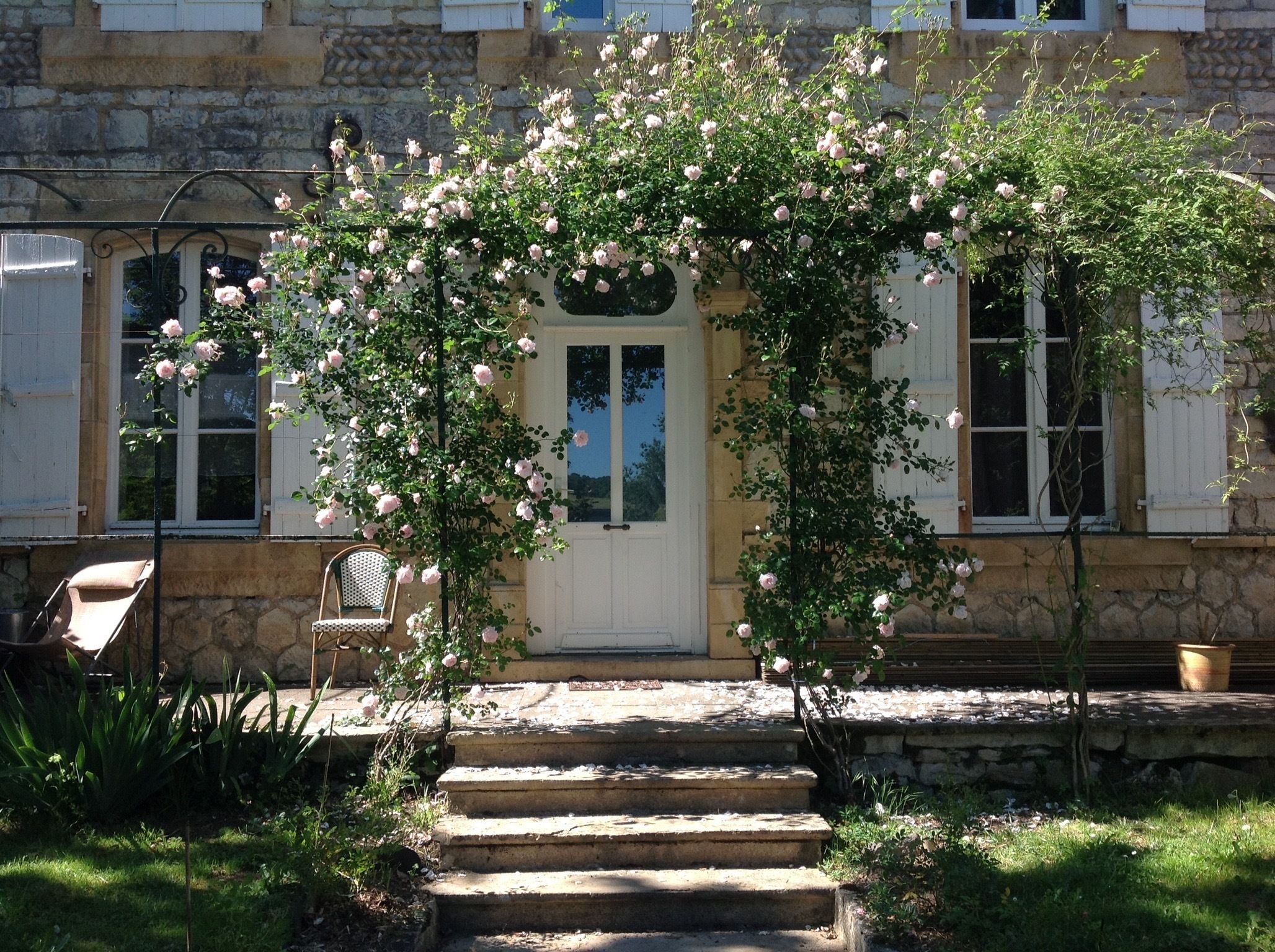 Entrada de la propiedad