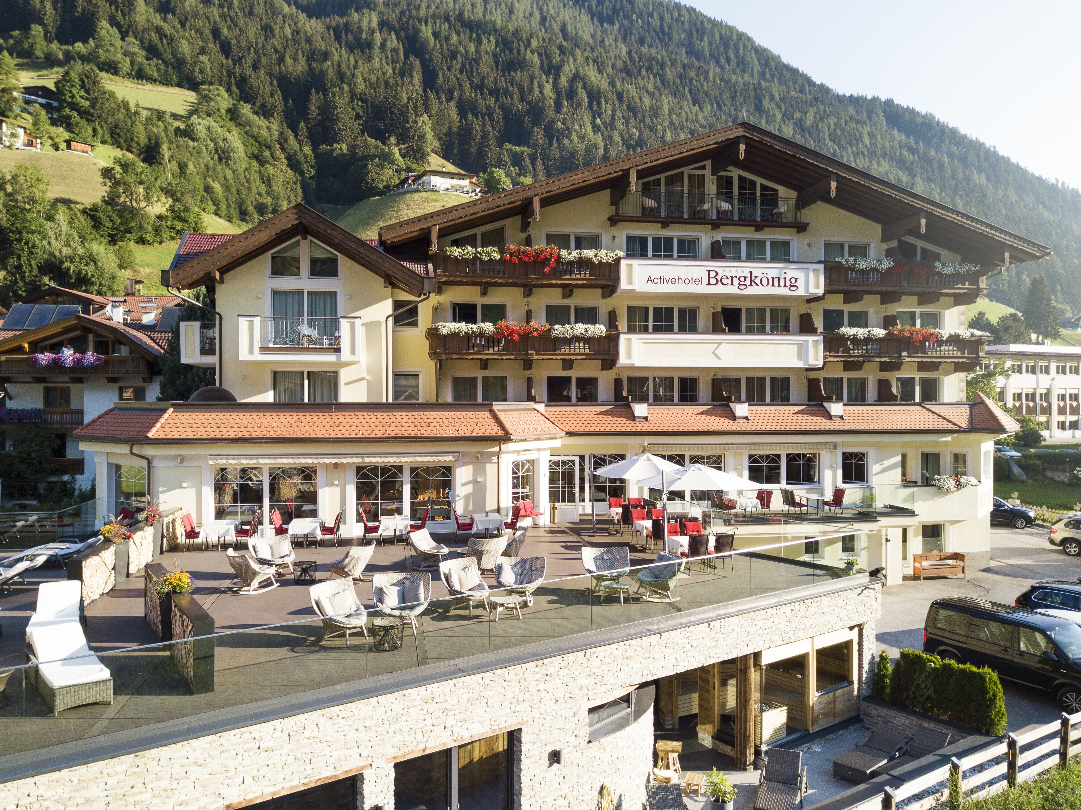 Fassade der Unterkunft