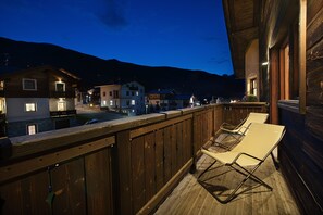 Blick von der Unterkunft