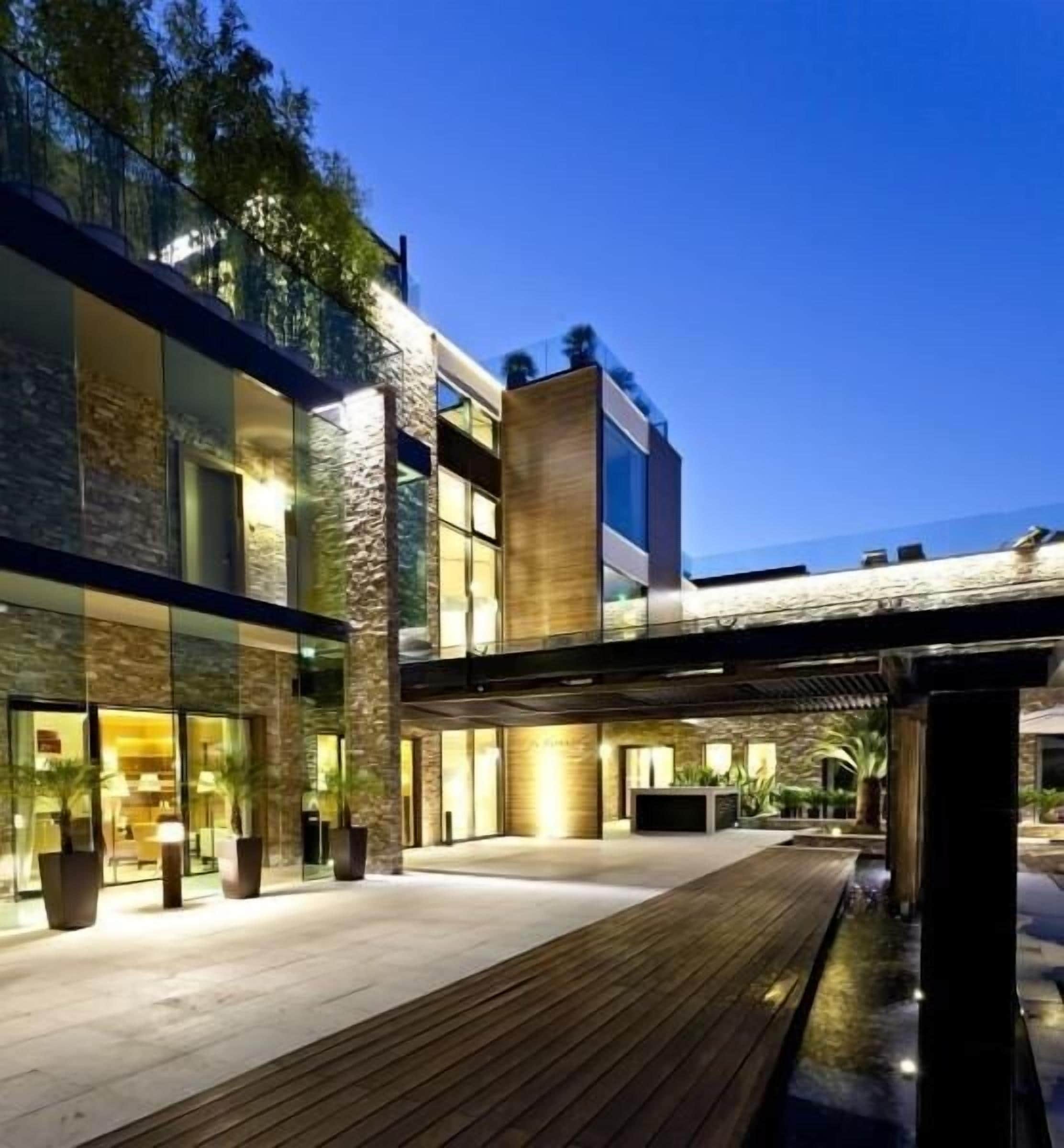 Façade de l’hébergement