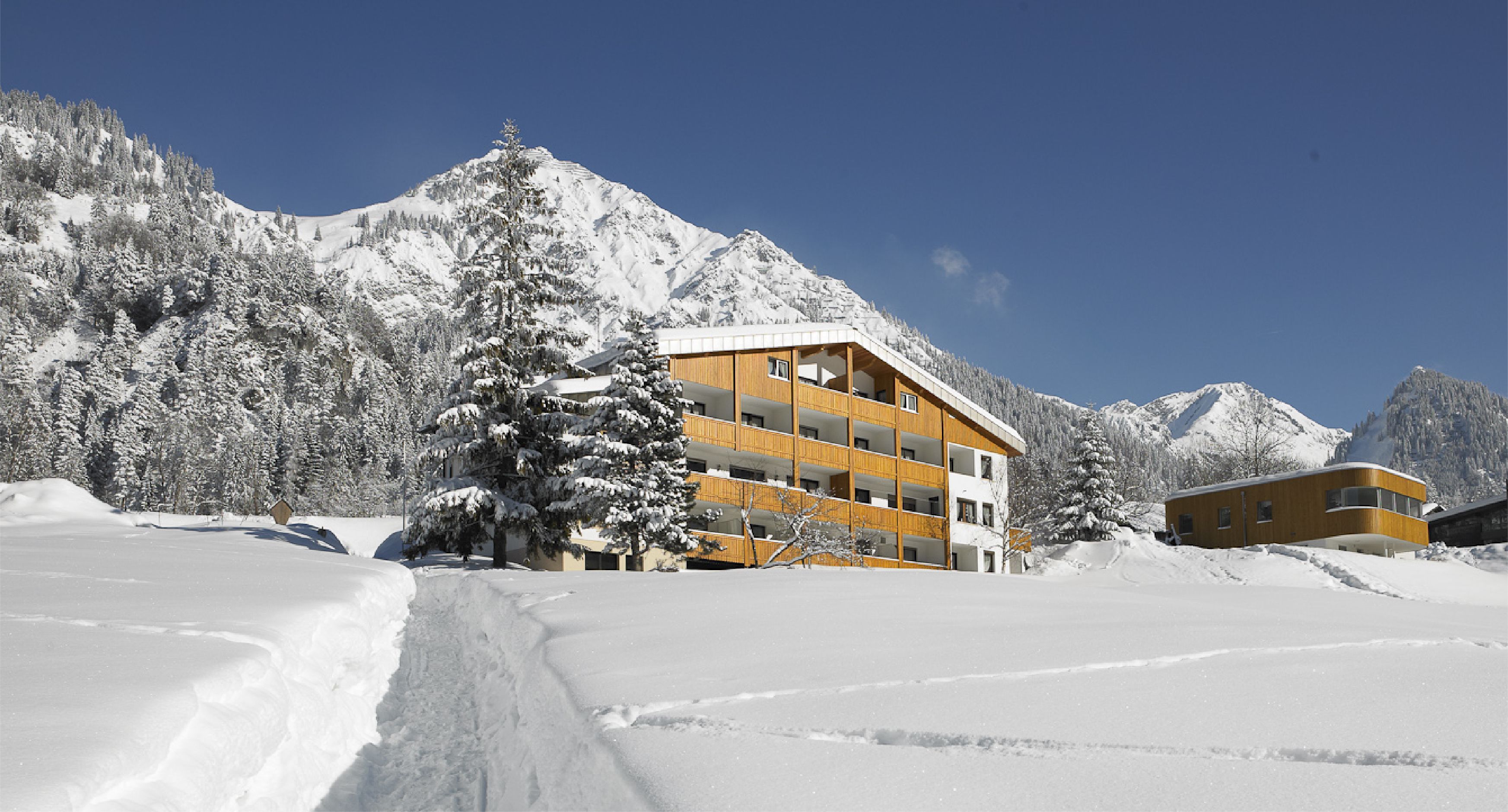 Fassade der Unterkunft