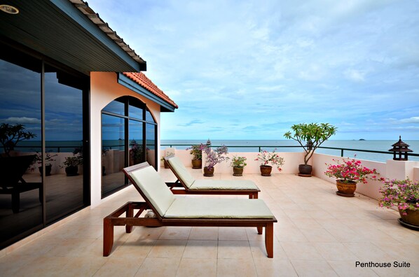 Sea view Penthouse | Balkon