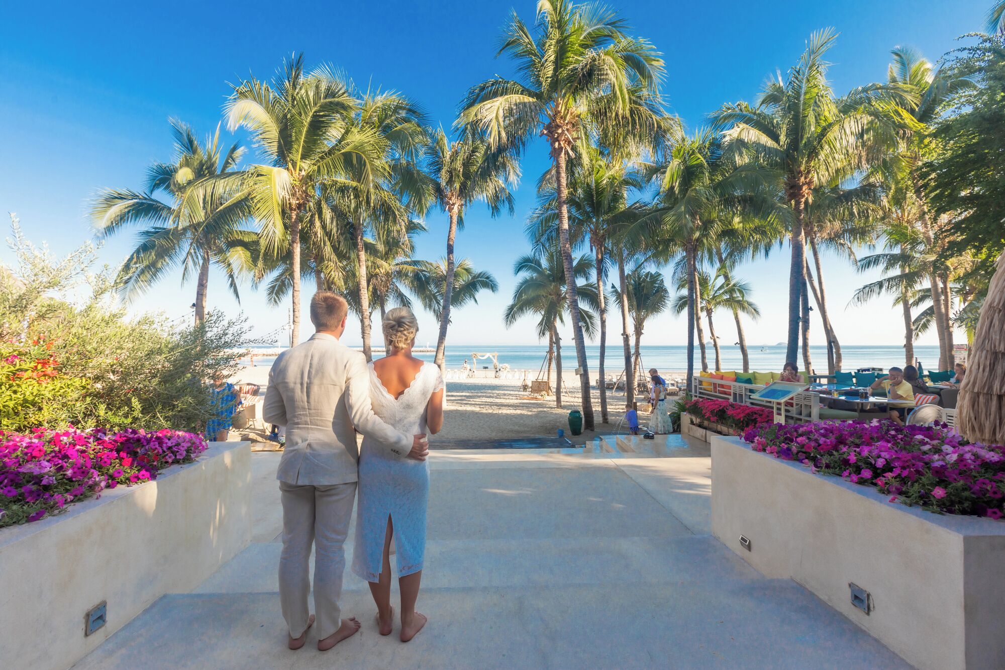 야외 결혼식 공간