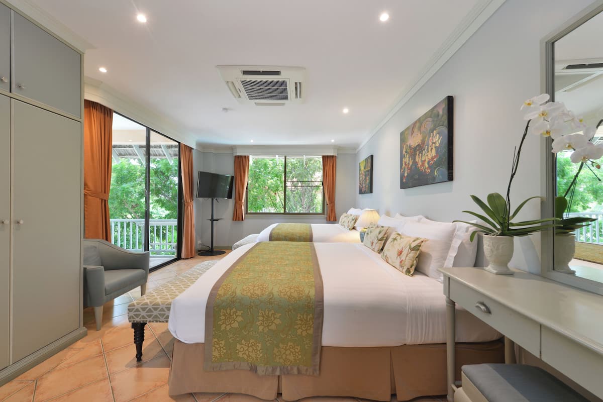 Luxury Seafront Two-Bedroom Family Suite | 1 개의 침실, 객실 내 금고, 방음 설비, 다리미/다리미판