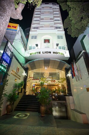 Front of property - evening/night