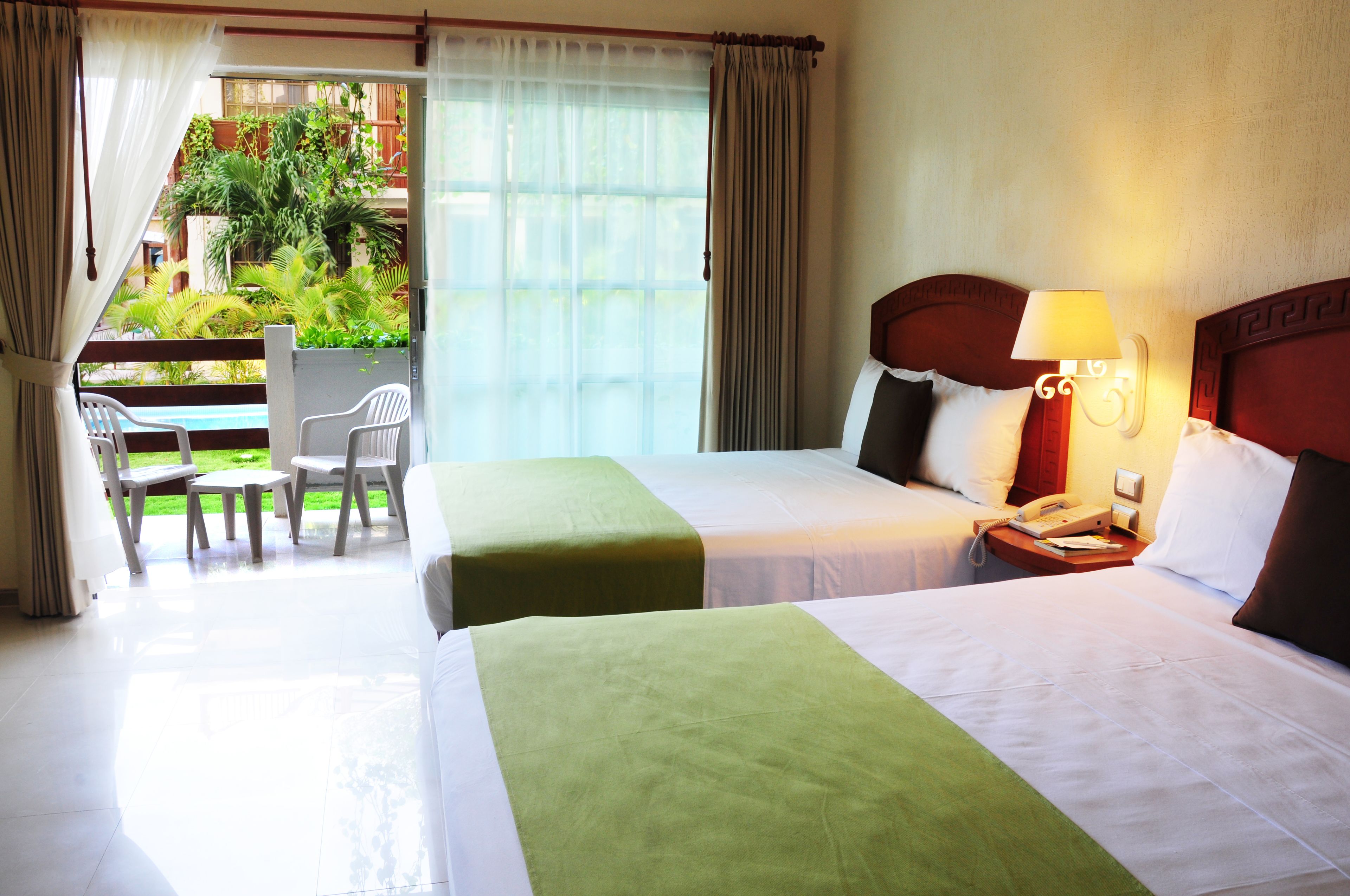 standard room, 2 double beds | view from room