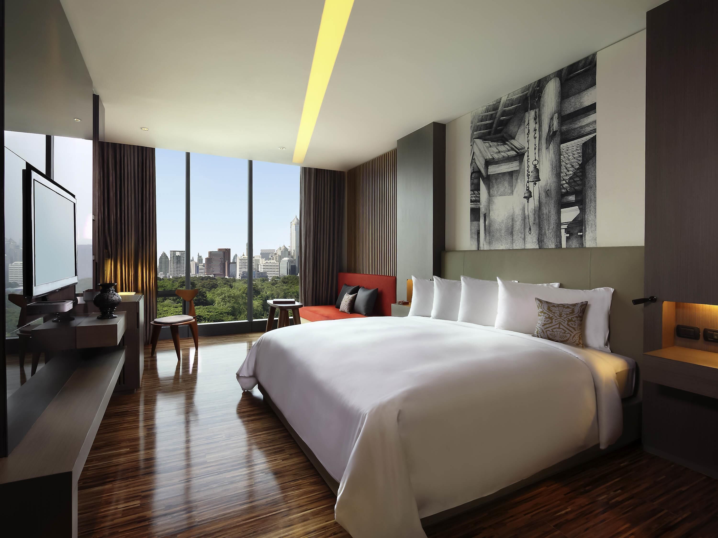 Premium bedding, free minibar, in-room safe, individually decorated