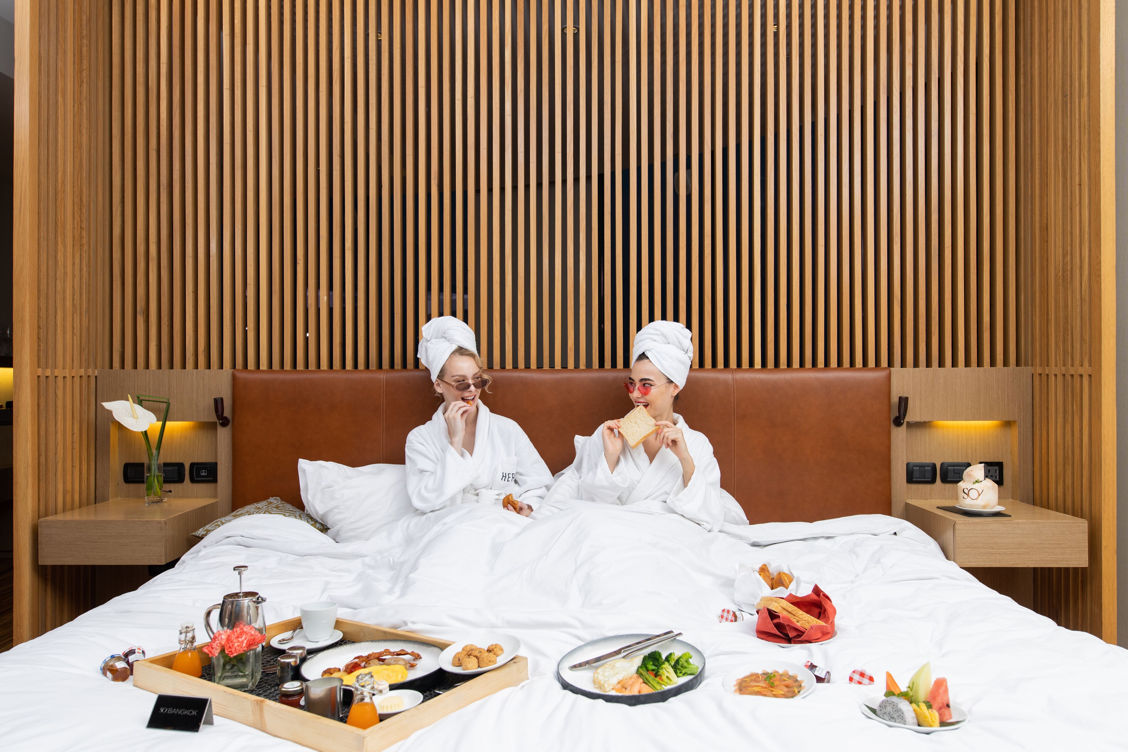 daily buffet breakfast (thb 1000.45 per person)