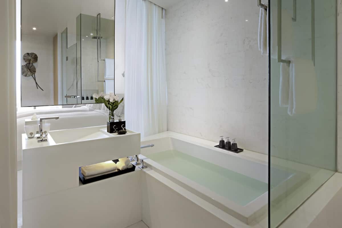 Premium bedding, free minibar, in-room safe, individually decorated