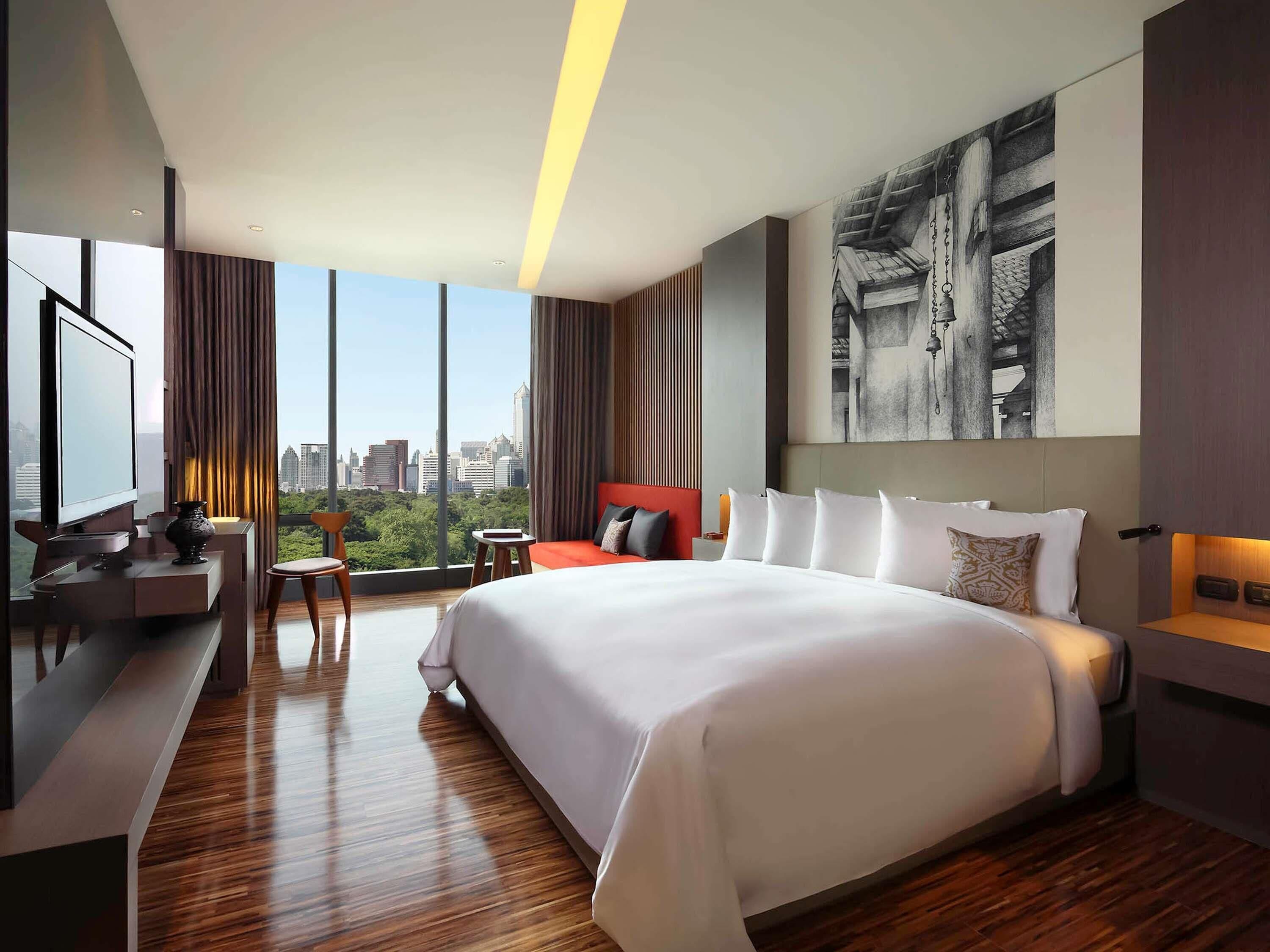 Premium bedding, free minibar, in-room safe, individually decorated