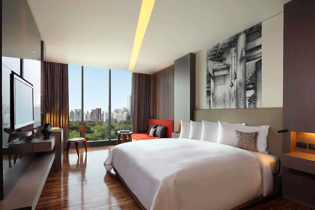 Premium bedding, free minibar, in-room safe, individually decorated