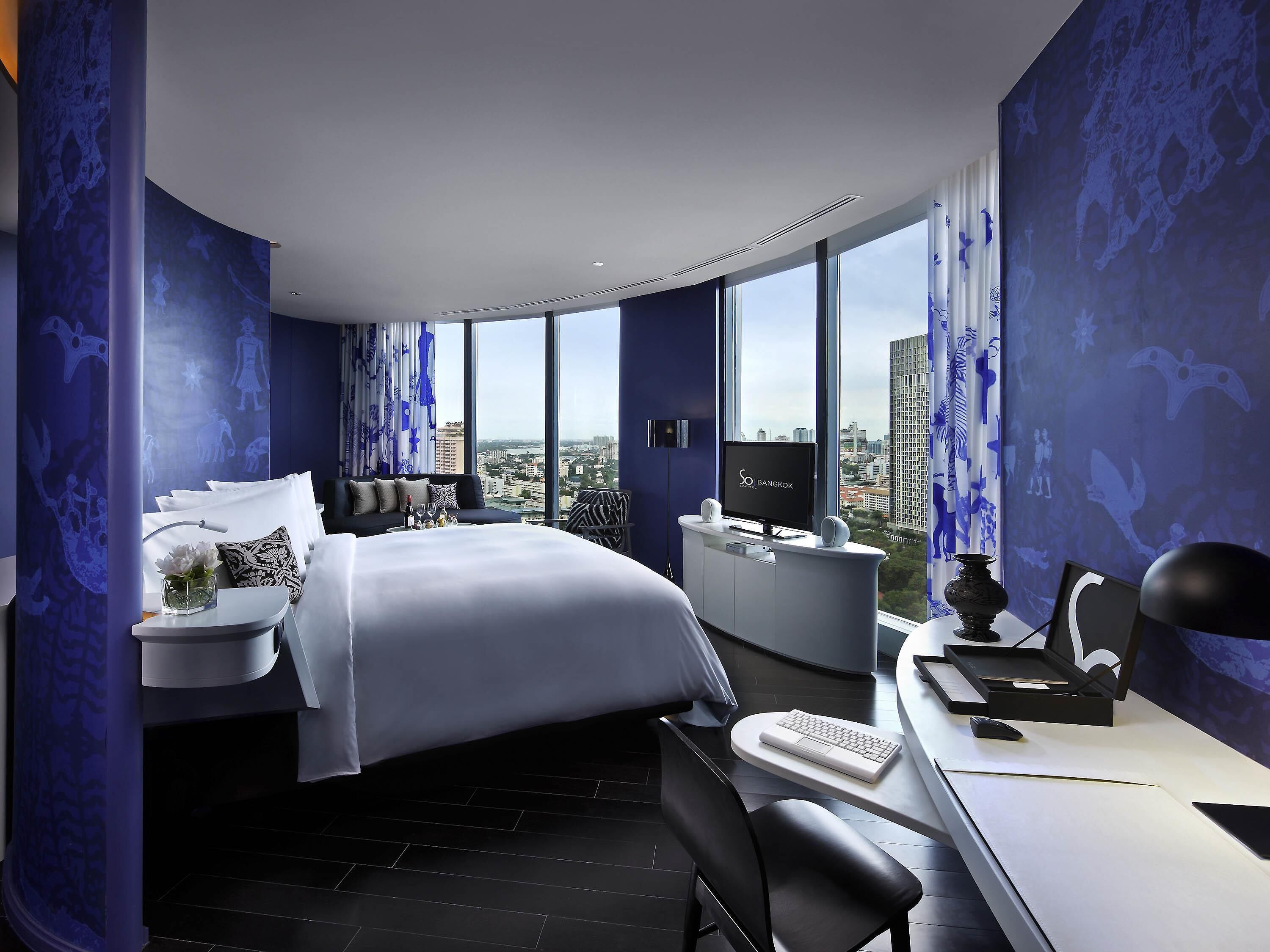 Premium bedding, free minibar, in-room safe, individually decorated
