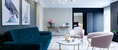 Comfort-Suite, 1 King-Bett | Wohnbereich