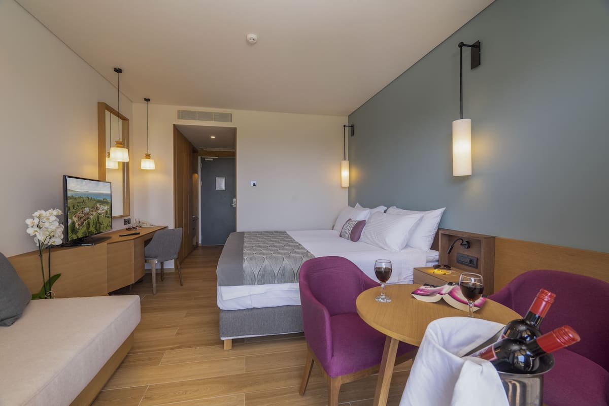Phòng đôi Deluxe (Asterias) | Minibar, két bảo mật tại phòng, bàn, phòng cách âm 