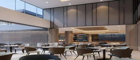 Breakfast, lunch and dinner served