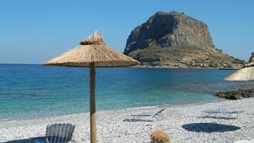 Playa privada en los alrededores, toallas de playa