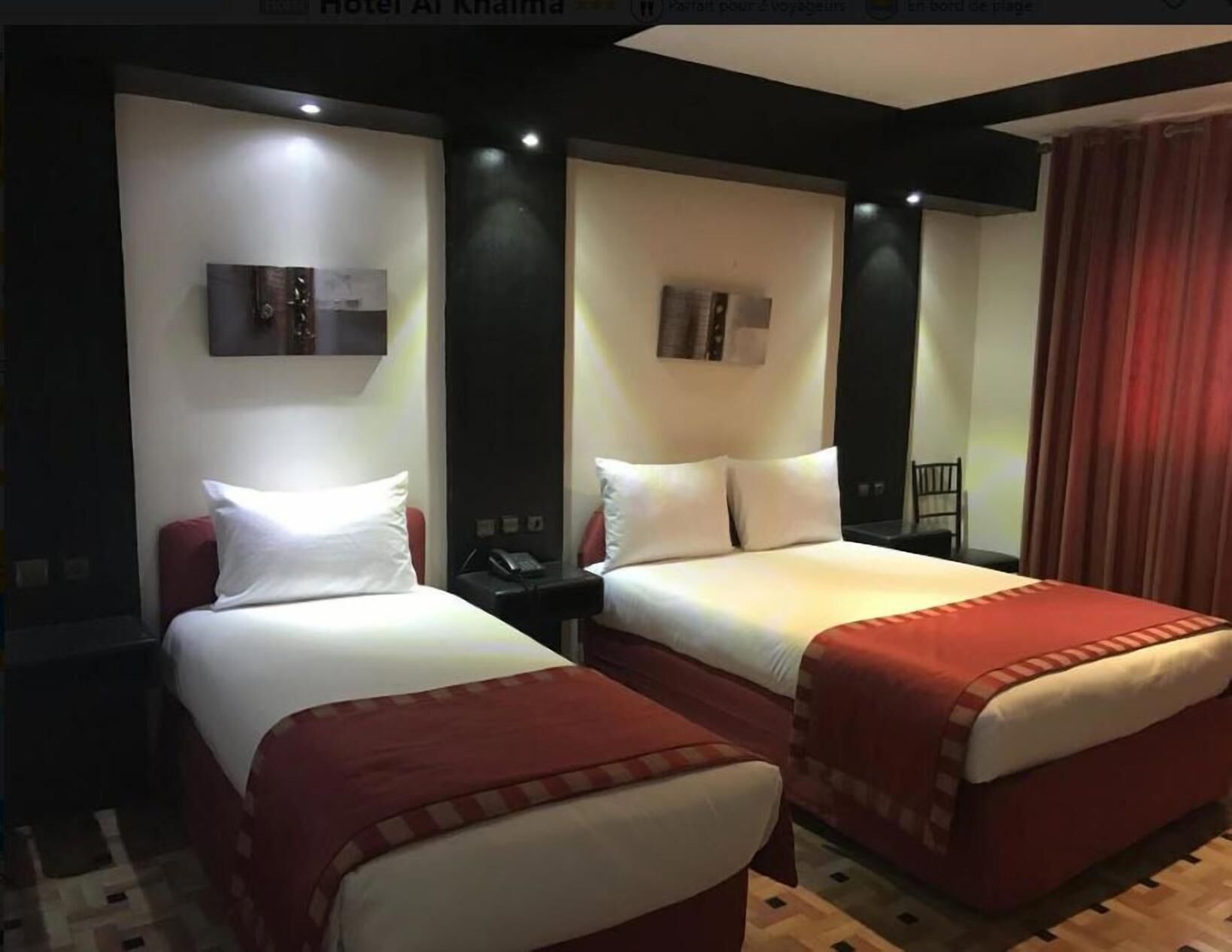 Minibar, sistema de insonorización y ropa de cama 