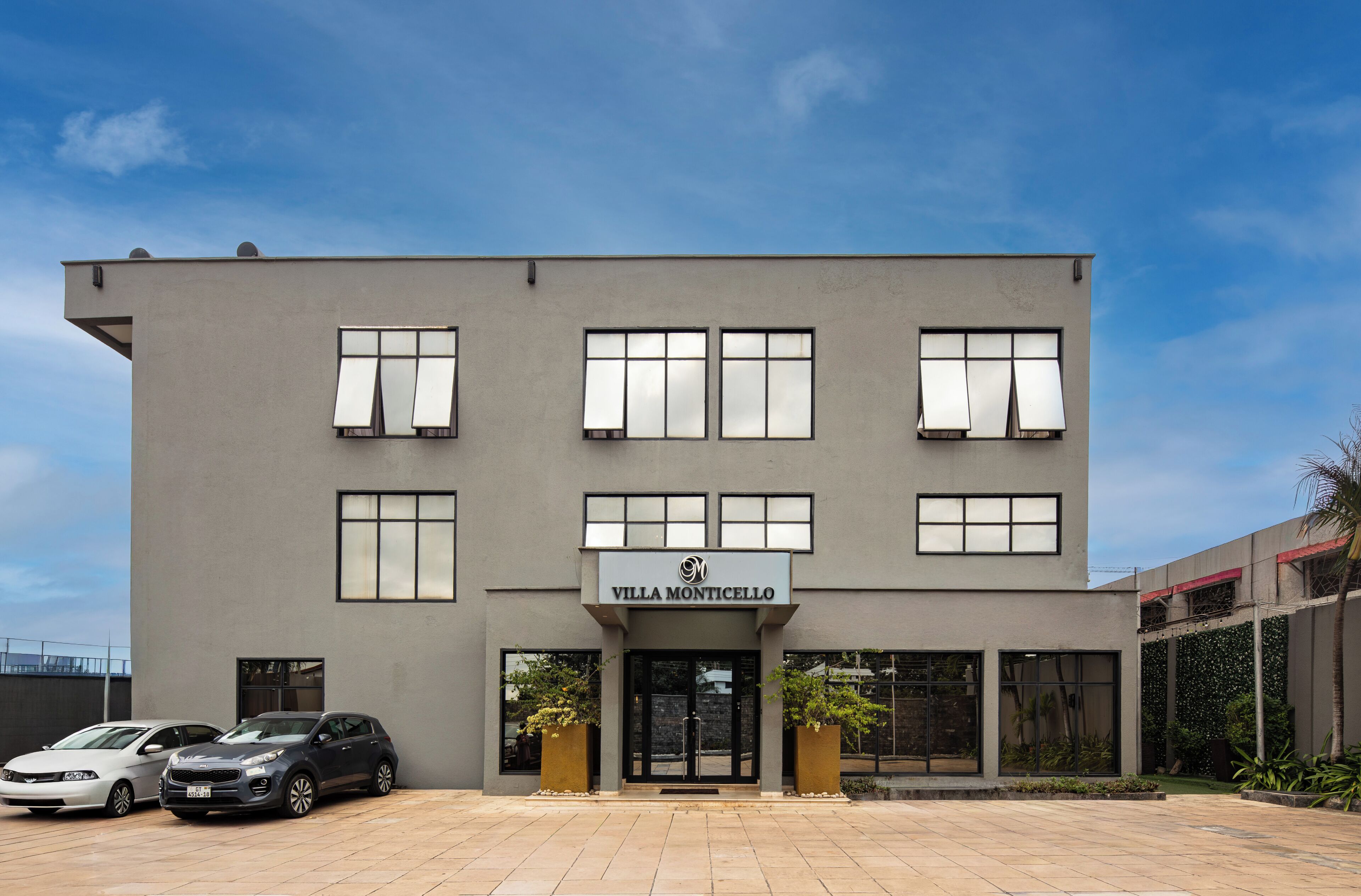 Entrada de la propiedad