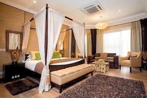 Suite Superior | Seprai katun Mesir, seprai premium, dan tempat tidur Select Comfort