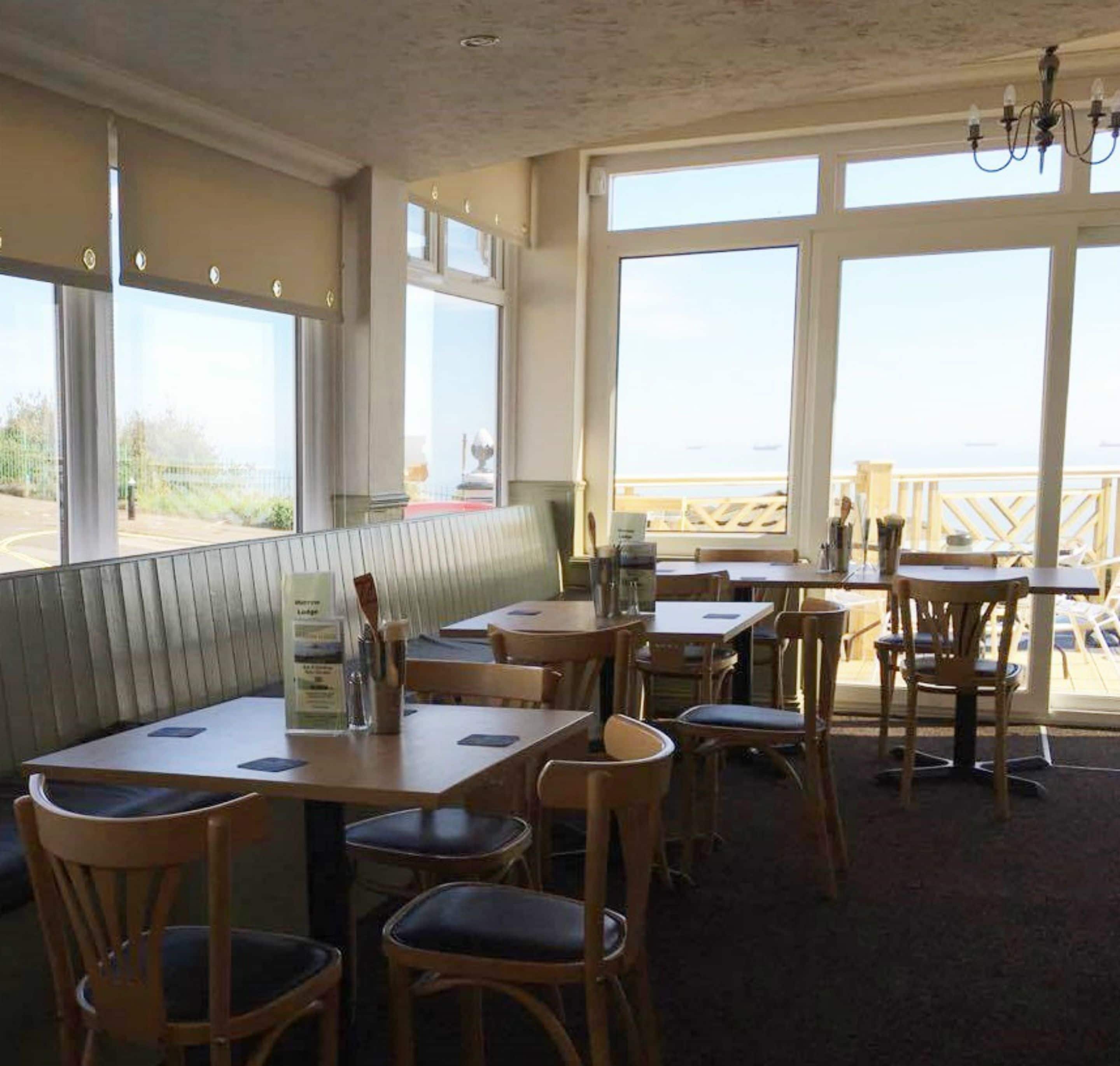 Breakfast, lunch and dinner served