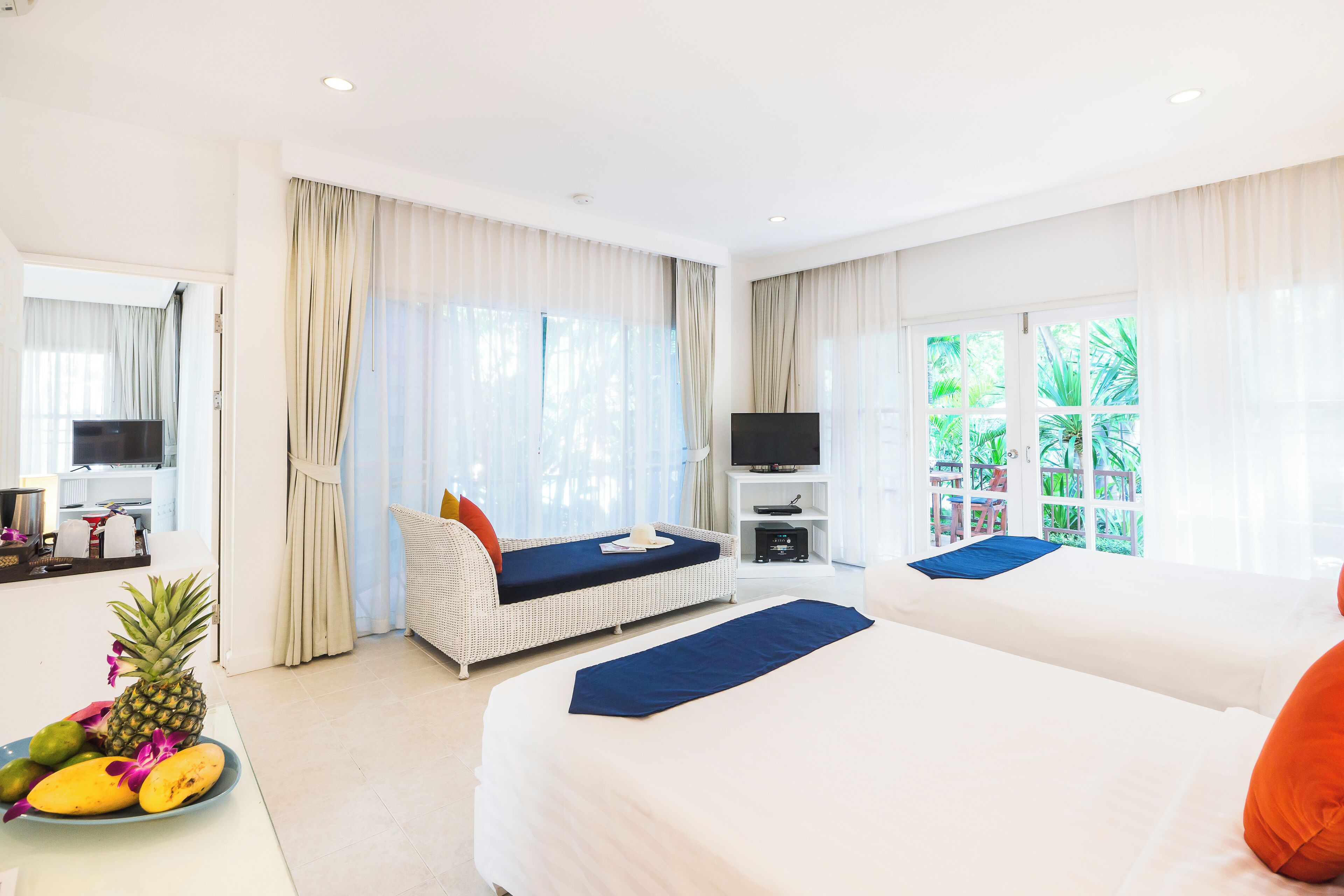 garden view grand, 2 twin bed | premium bedding, in-room safe, individually decorated, blackout curtains