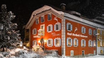 Majoituspaikan julkisivu