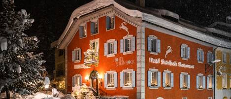 Façade de l’hébergement