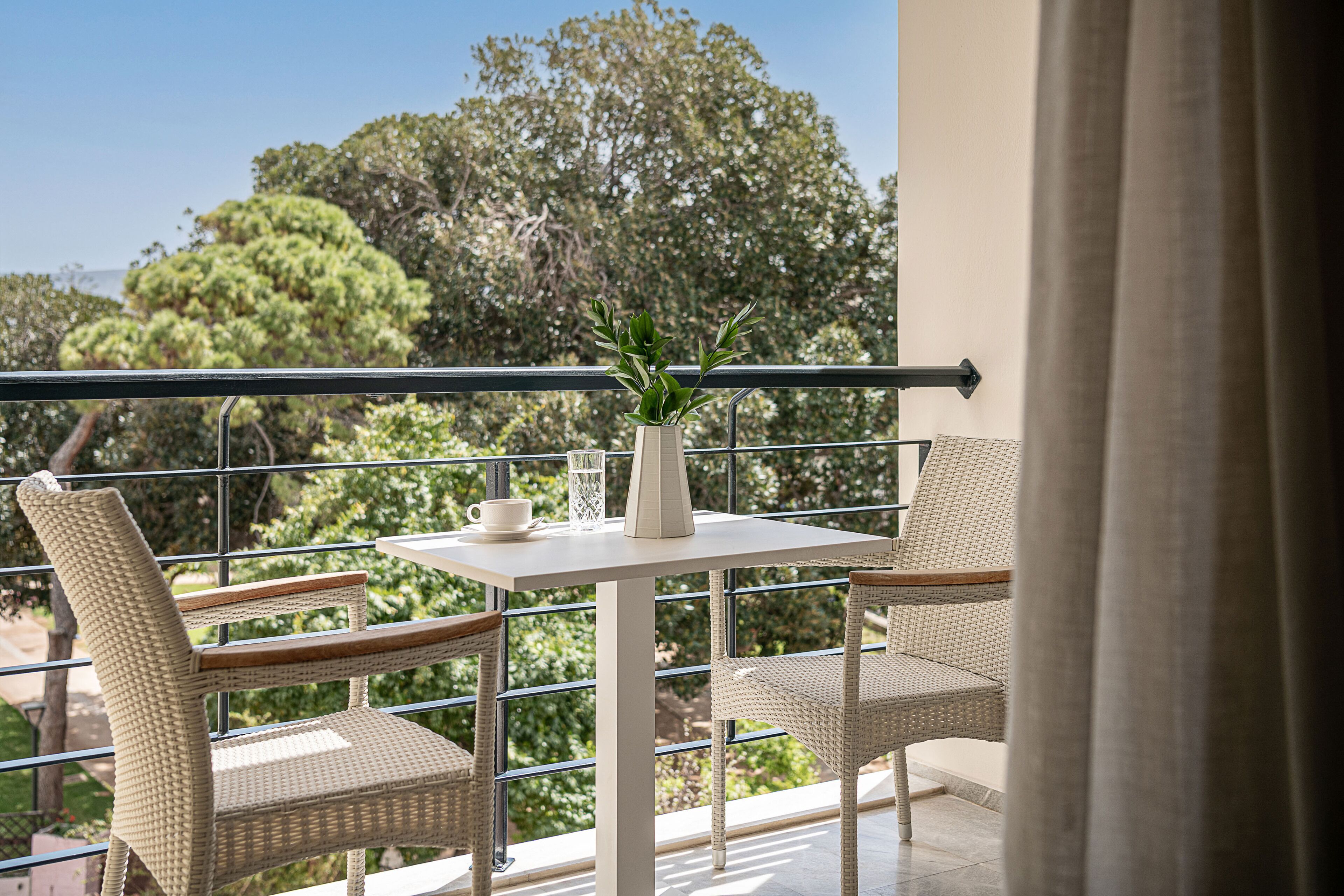 Uitzicht vanuit accommodatie