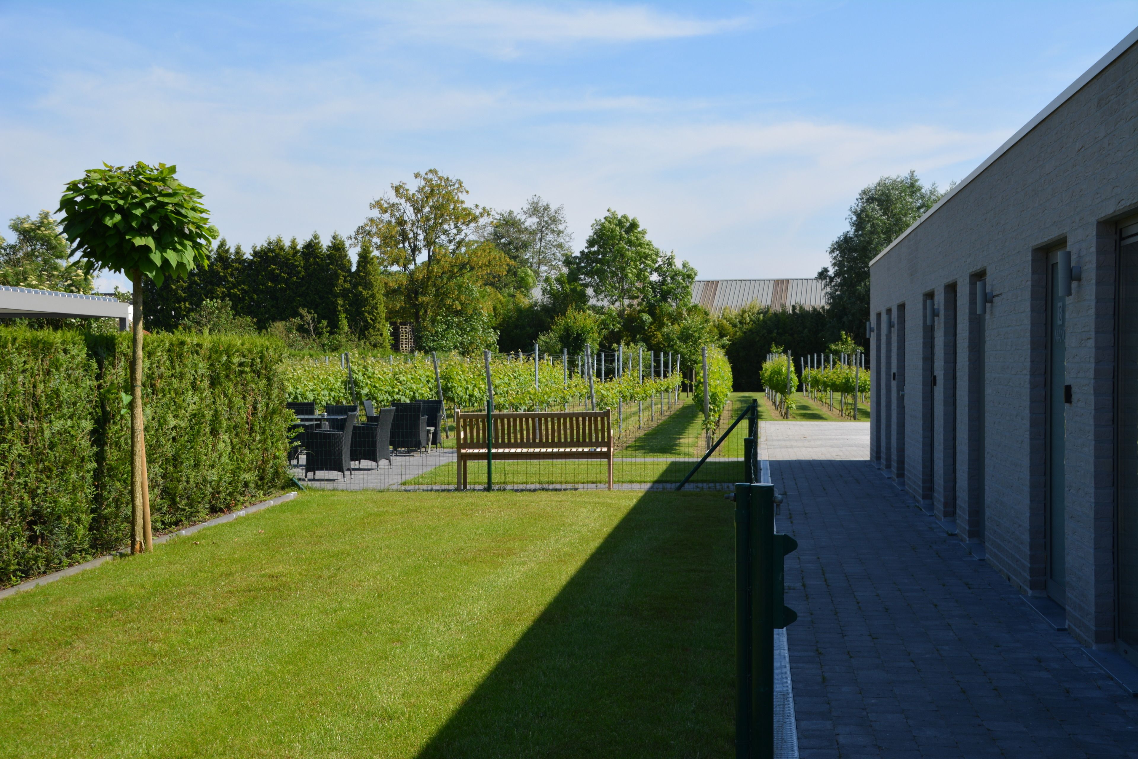 Uitzicht vanuit accommodatie