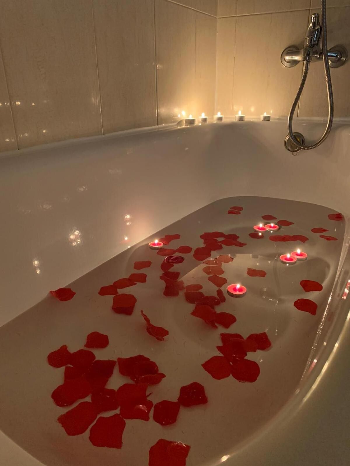 hair dryer, bidet, towels