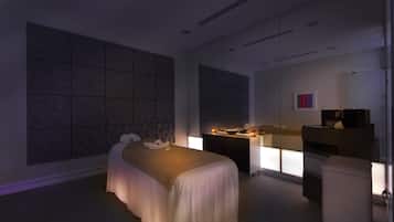 Espace de soins pour les couples, soins corporels, soins d'aromathérapie