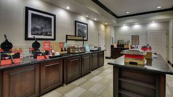 Free daily buffet breakfast