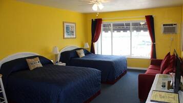 Iron/ironing board, free cribs/infant beds, free WiFi, bed sheets