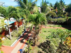 Uitzicht vanaf balkon