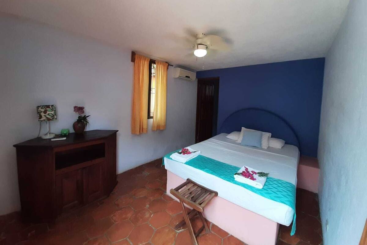 Basic Double Room, 1 Queen Bed, Pool Access, Courtyard Area | Free WiFi, individually decorated, individually furnished, bed sheets