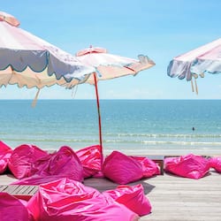 On the beach