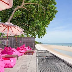 On the beach