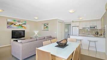 Pillow-top beds, iron/ironing board, free WiFi, bed sheets